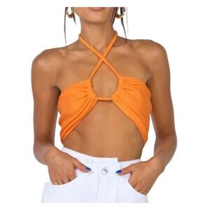 NWT princess polly Clarke top size US 8 terry cloth beach party festival top